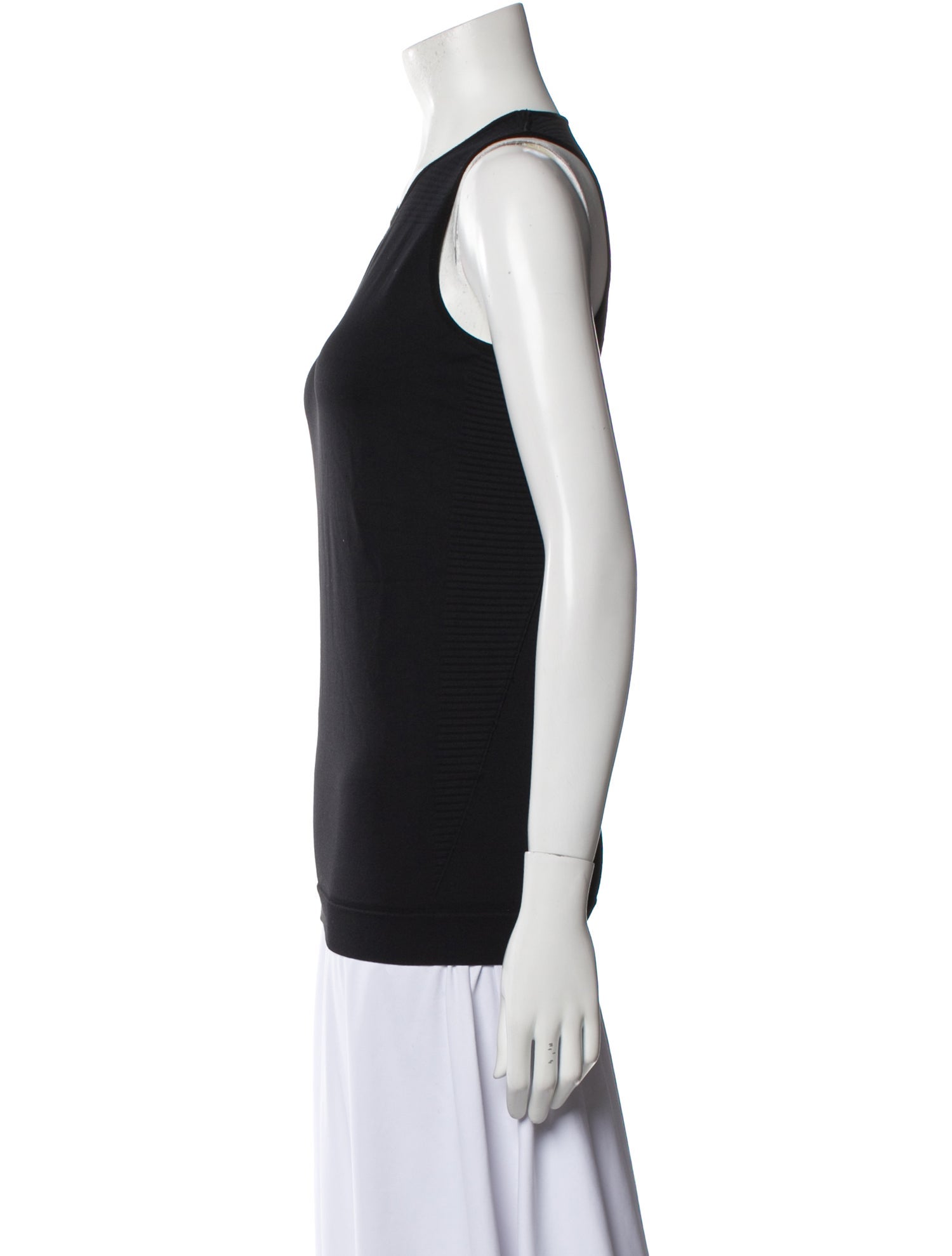 Rick Owens Crew Neck Sleeveless Top